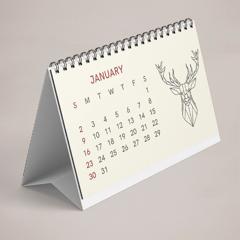 Wiro Bound Desk Calendars Tradeprint